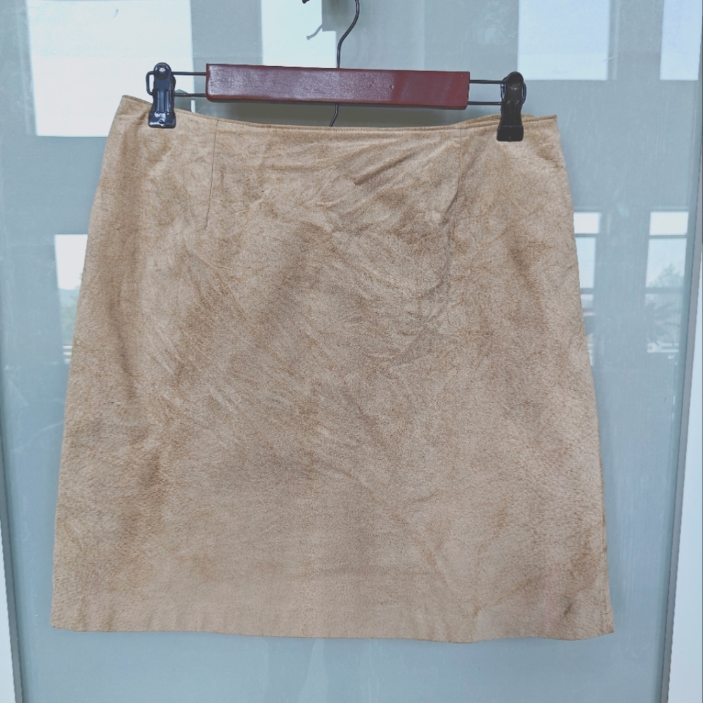 Vintage Ann Taylor Suede Skirt